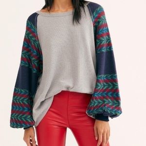 Free People Rainbow Dreams Pullover Knit Extra Small